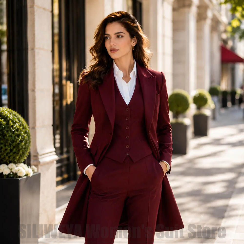 Women Formal Wear Outfits - Traje de 3 piezas para mujer,