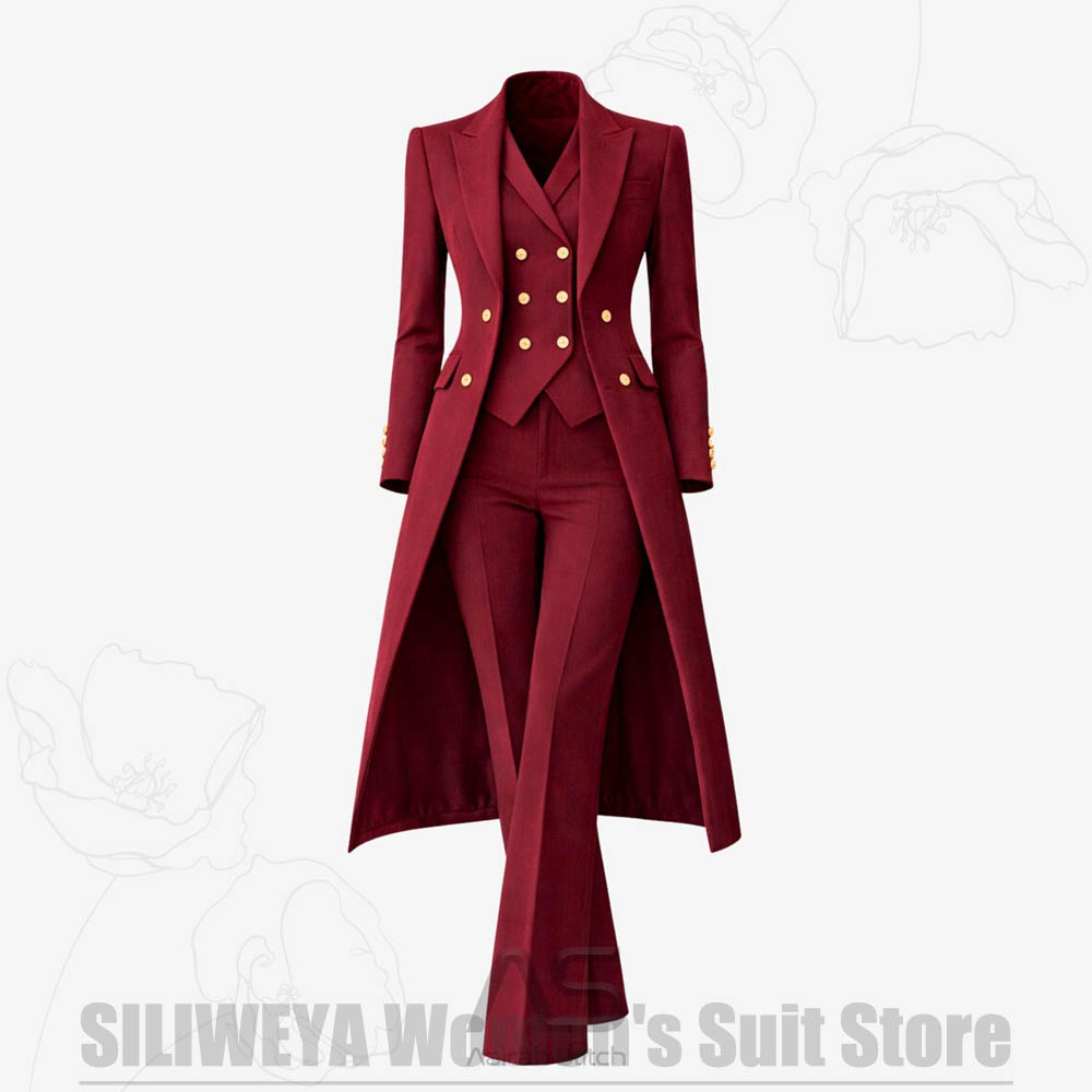 Women Formal Wear Outfits - Traje de Mujer de 3 Piezas,