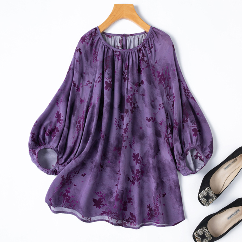 Silk Blouse Button - Blusa de seda para mujer 100%