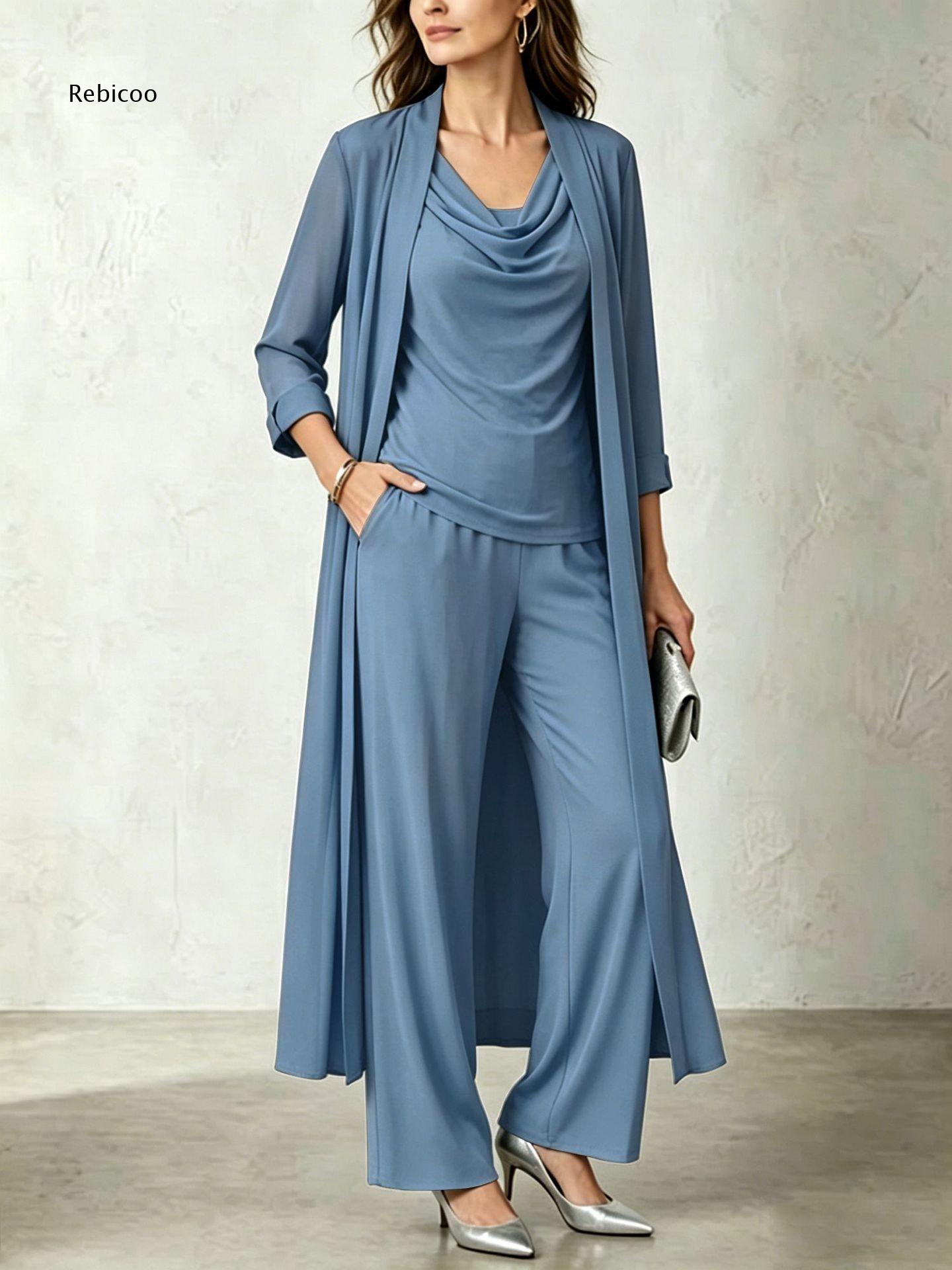 Women'S Formal Wear Cardigan - Conjunto de Tres Piezas para Mujer: