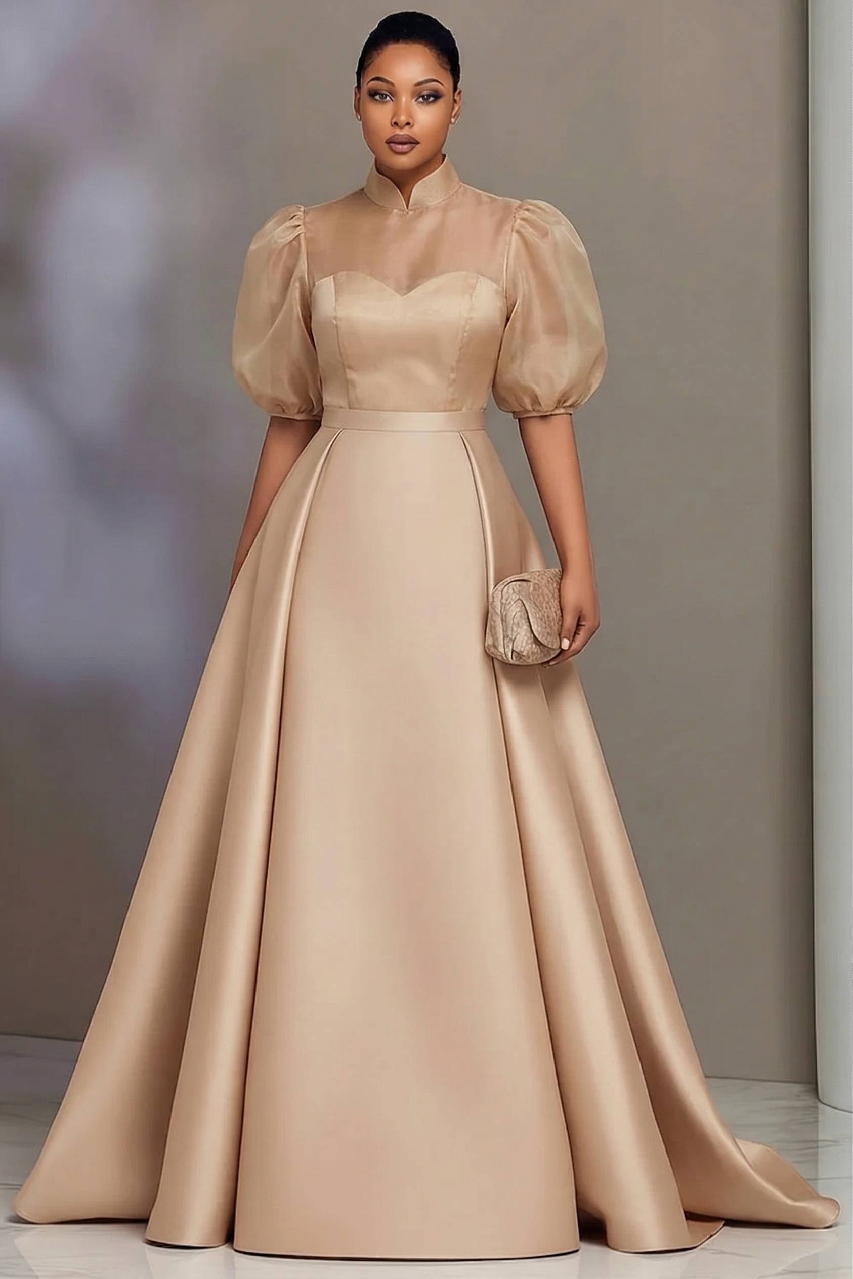 Women Formal Wear Dress - Vestidos de Fiesta Elegantes de Satén