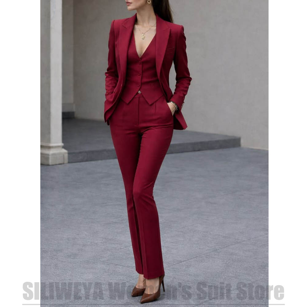 Women Formal Wear Outfits - Conjunto de traje de 3 piezas