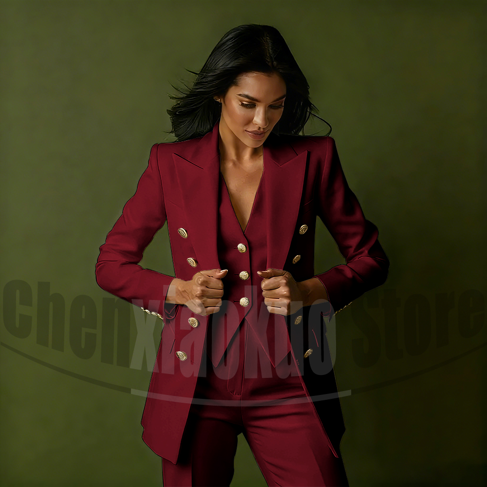 Conjunto de traje de tres piez - Women Formal Wear Outfits reseña y precio