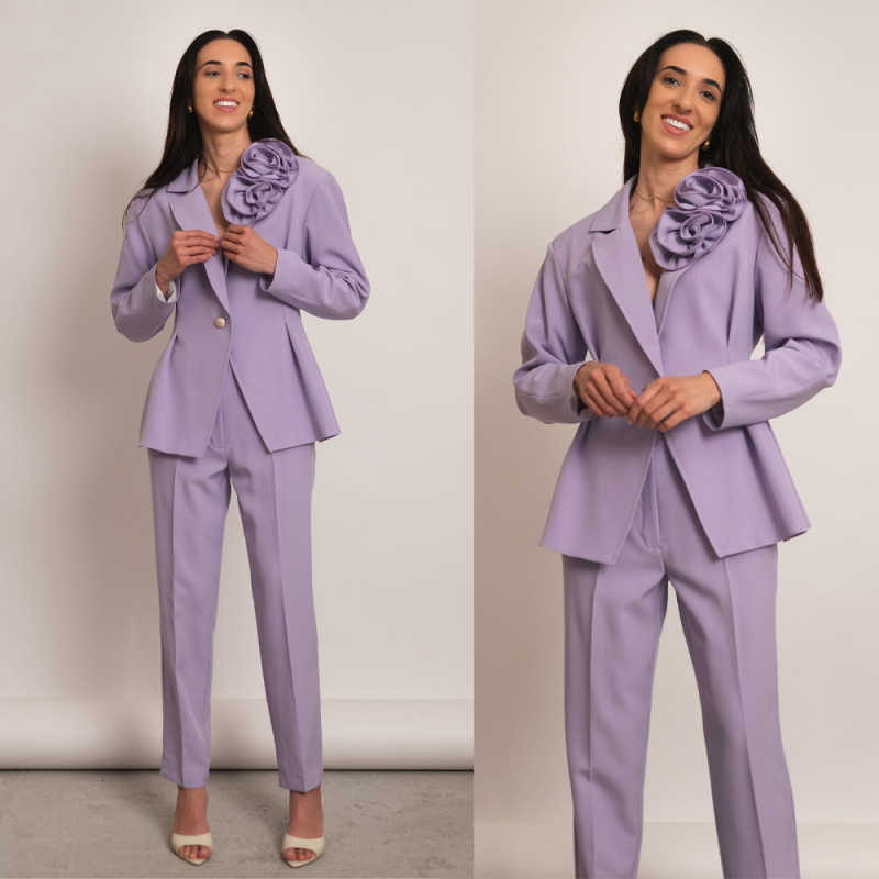 Conjunto de Traje Vibrante par - Women Formal Wear For Conference reseña y precio