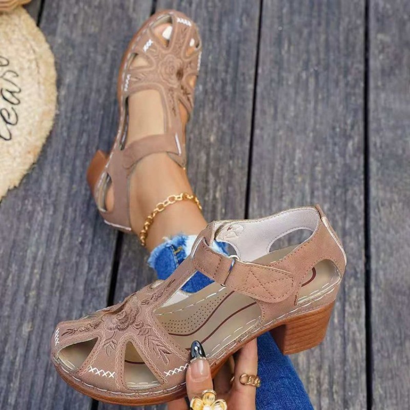 Sandalias de Mujer con Tacón M - Formal Women Daily Wear Sandals reseña y precio