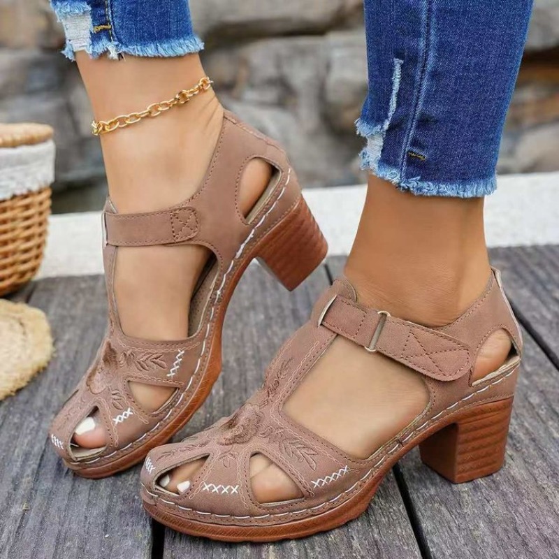 Sandalias de Mujer con Tacón M - Formal Women Daily Wear Sandals reseña y precio
