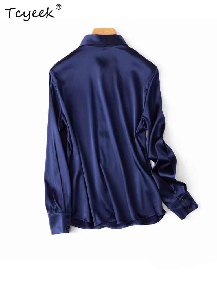 Tcyeek, Tops de seda de morera - Silk Blouse Button reseña y precio