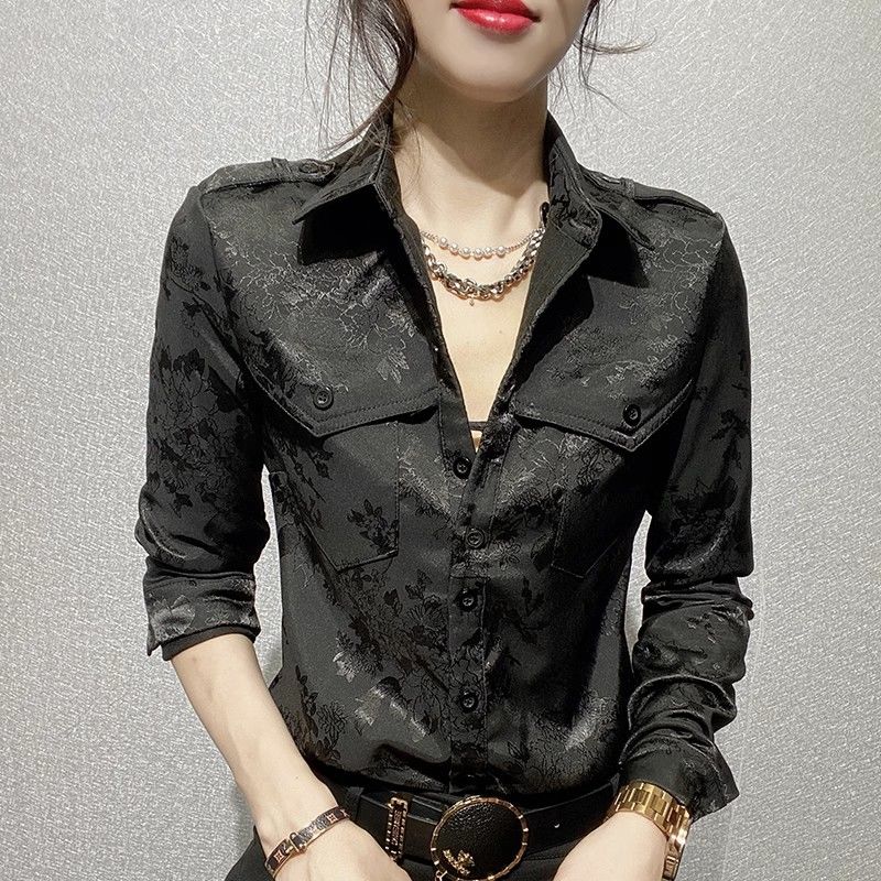 Blusa holgada de manga larga c - Women Formal Wear Outfits reseña y precio