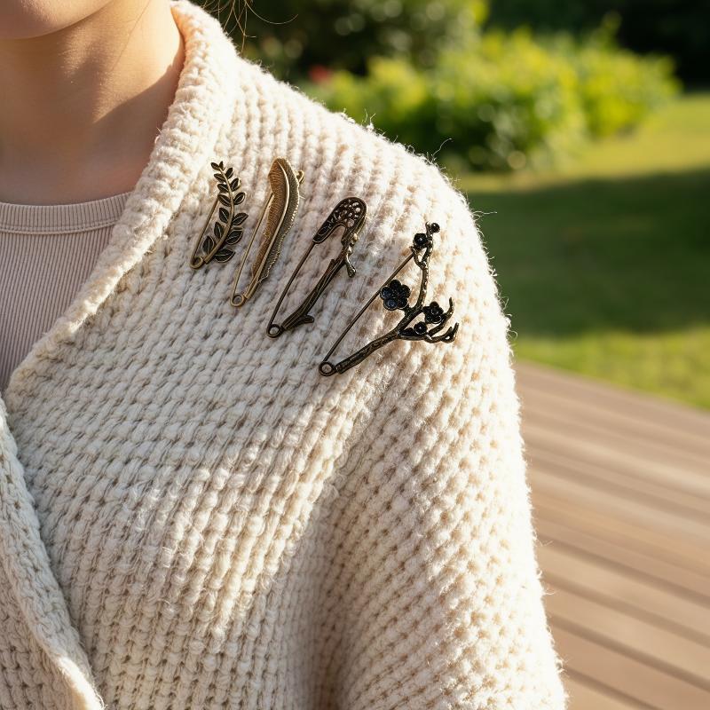 Broche Retro de Aleación Durad - Women'S Formal Wear Cardigan reseña y precio