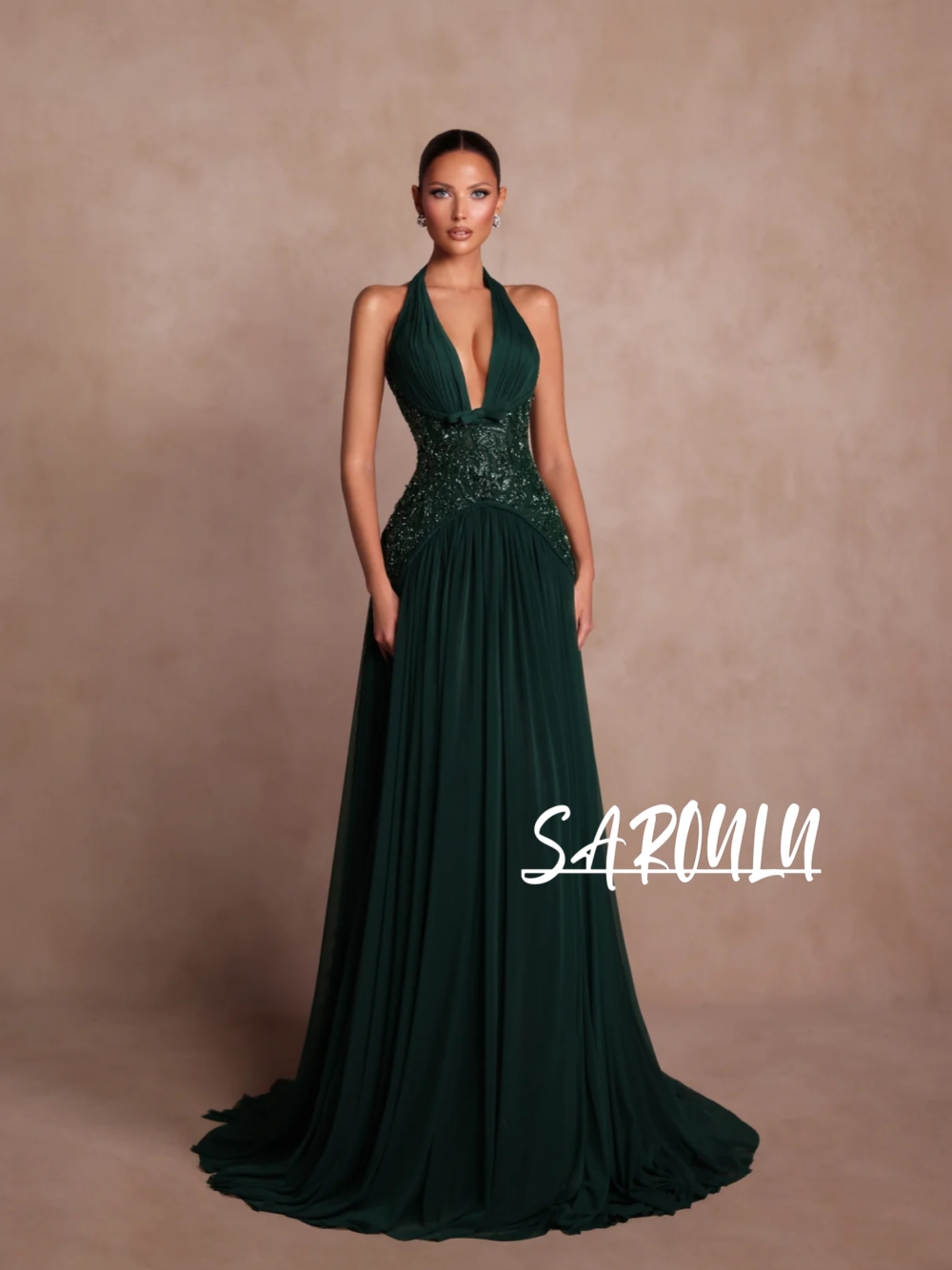 Vestido de noche verde de tall - Women Formal Wear For Plus Size reseña y precio
