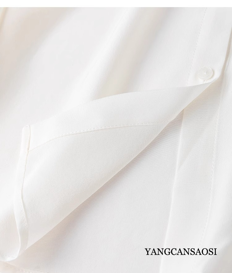 2025 Moda para mujer Nuevo 100 - Silk Blouse Button reseña y precio