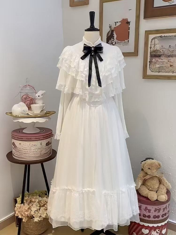Vestido japonés de encaje con  - Women Formal Wear Outfits reseña y precio