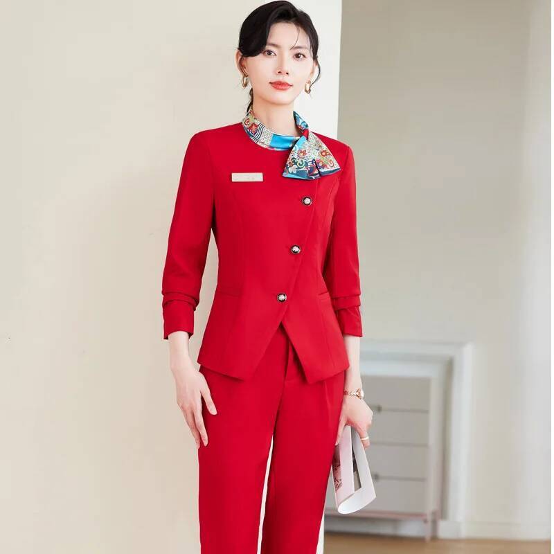 Trajes de pantalón de talla gr - Women Formal Wear For Plus Size reseña y precio