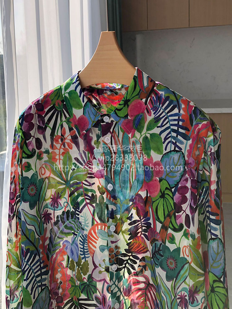 Camisa de seda para mujer, blu - Silk Blouse Button reseña y precio