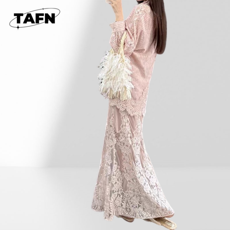Falda de moda para mujer, fald - Silk Blouse Button reseña y precio