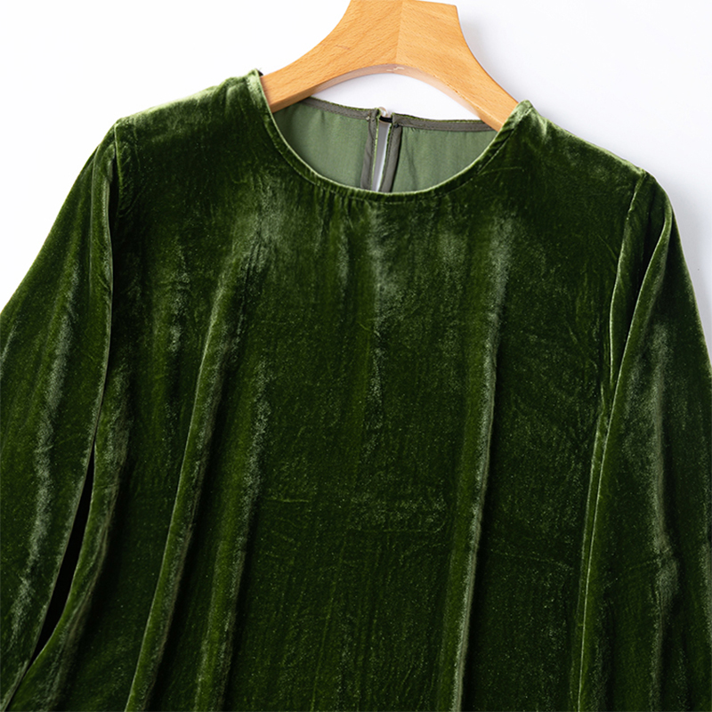Blusa de terciopelo de seda pa - Silk Blouse Button reseña y precio
