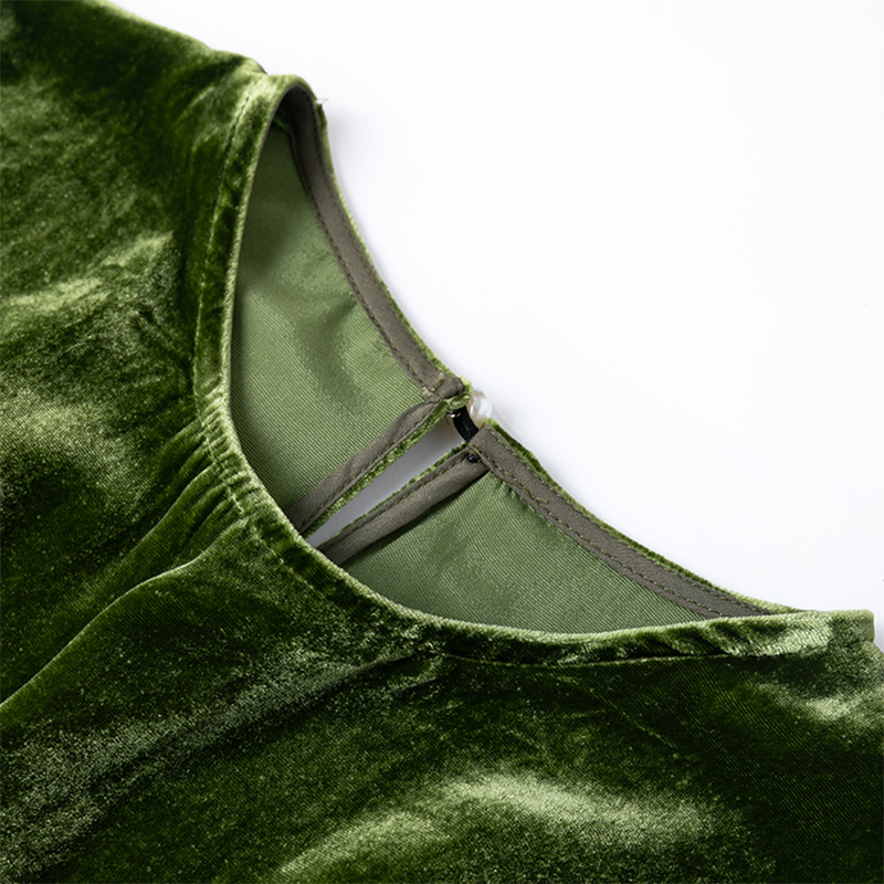 Blusa de terciopelo de seda pa - Silk Blouse Button reseña y precio