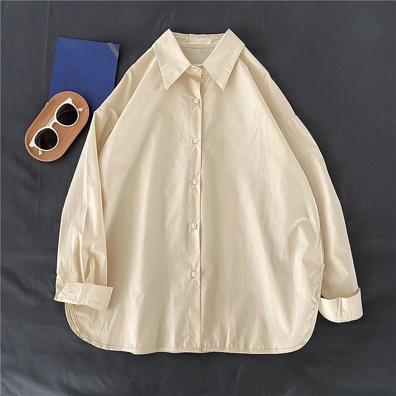 Camisa y blusa holgada de mang - Silk Blouse Button reseña y precio