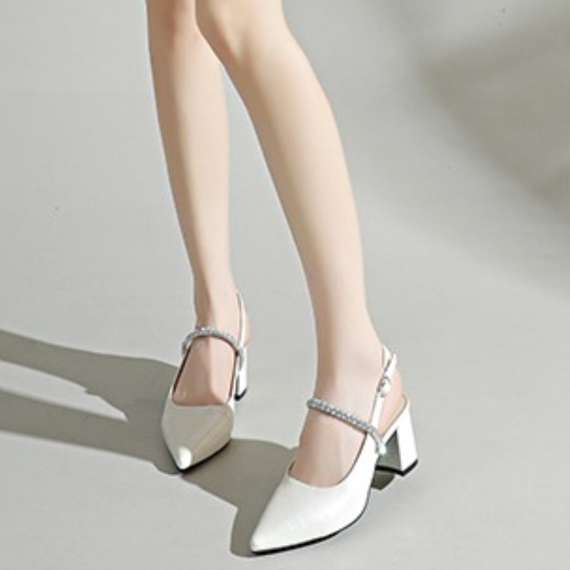Zapatos de Tacón Cuadrado con  - Formal Women Daily Wear Sandals reseña y precio