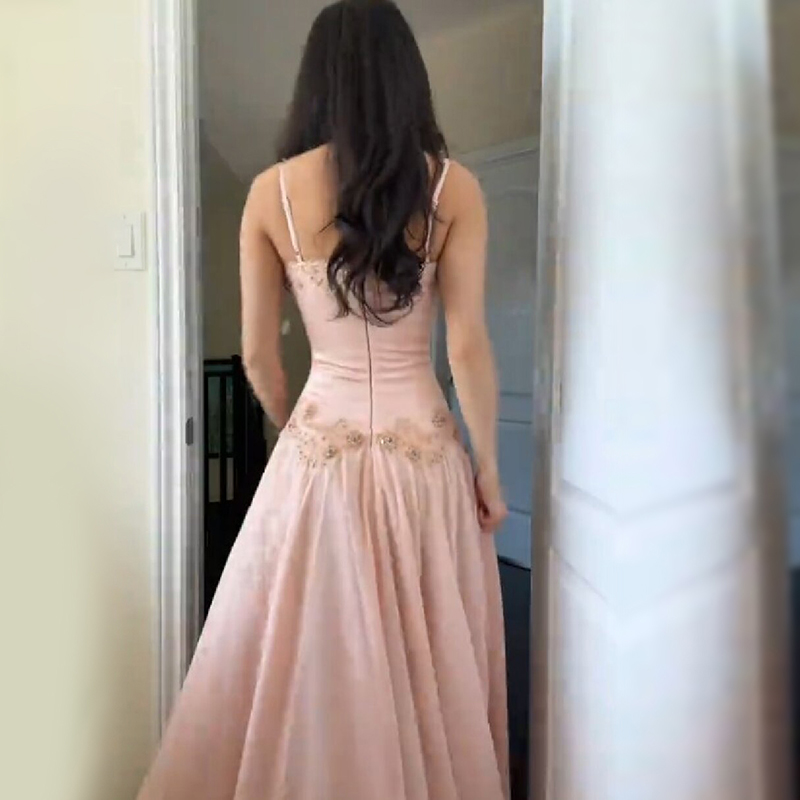 Elegante Vestido Maxi Rosa sin - Women Formal Wear Dress reseña y precio