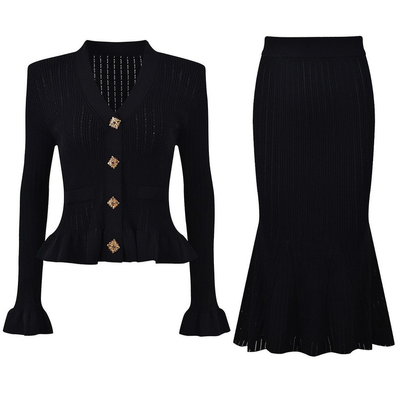 Elegante Conjunto de Dos Pieza - Women'S Formal Wear Cardigan reseña y precio